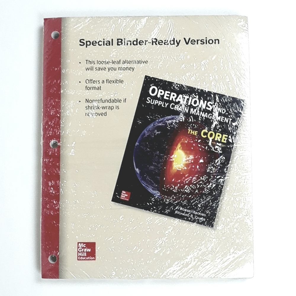Operations and Supply Chain Management Textbook for Graduate Business School